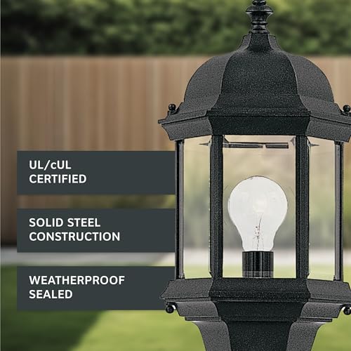 2976 BK Devonshire Outdoor Post Lanterns (Post Lantern / 20 Inch H)