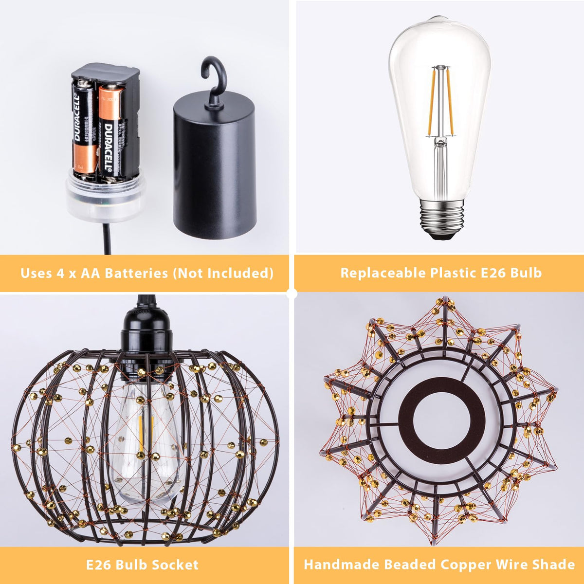 Battery Operated Hanging Chandelier Outdoor