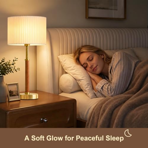 Modern Table Lamp Set of 2 for Living Room Bedroom (C)