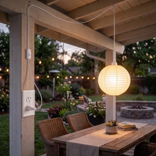 Plug in Light Socket (White / 16FT)