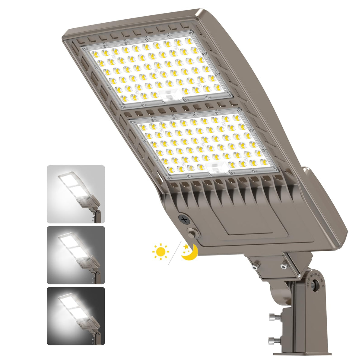 320W LED Parking Lot Light with Dusk to Dawn Photocell (320W)