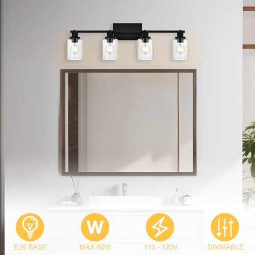 5 Light Black Track Lighting Kit Ceiling Mount Kitchen Track Lighting Fixtures (Black / 5-Light)