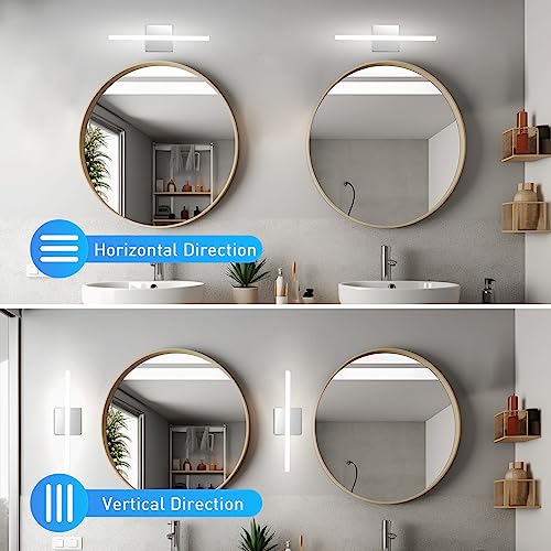 Modern Bathroom Vanity Lights Over Mirror (3CCT-Dimmable / 16inch)