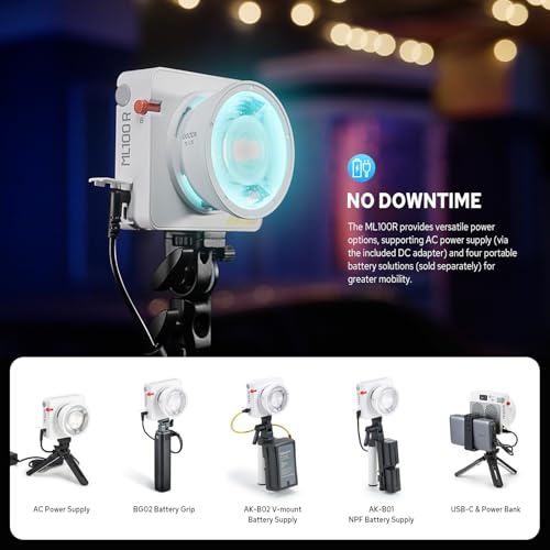 ML100R RGB COB Video Light