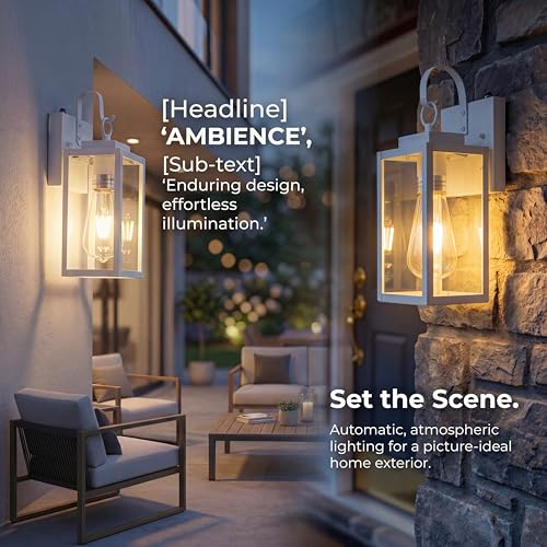 White Porch Light (11.8'' 1 PACK / White)