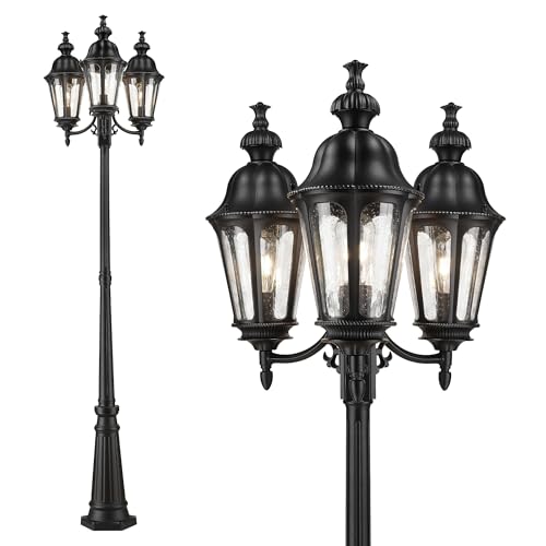 HWH 98 Inch Outdoor Lamp Post Light