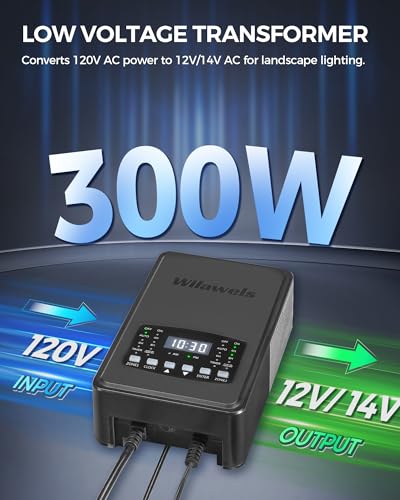 300W Low Voltage Landscape Transformer