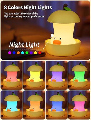 Night Light for Kids (Pear Duck-Yellow)