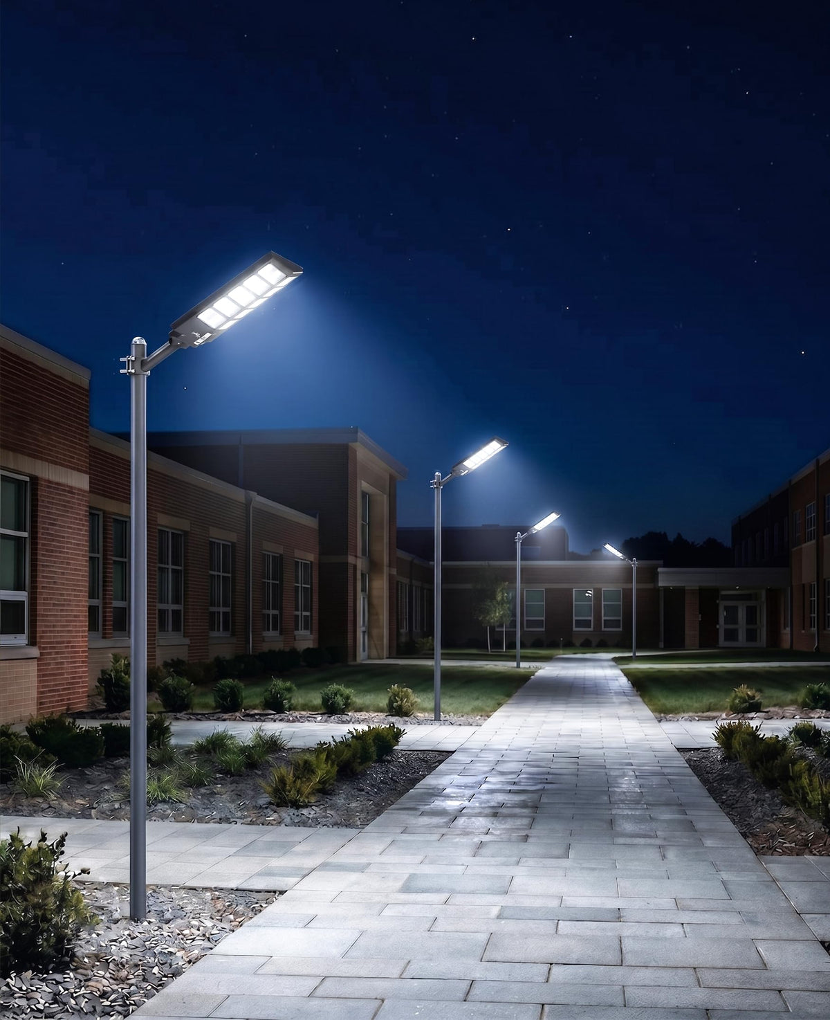 Y 10000W Solar Street Lights Outdoor (Black / L)