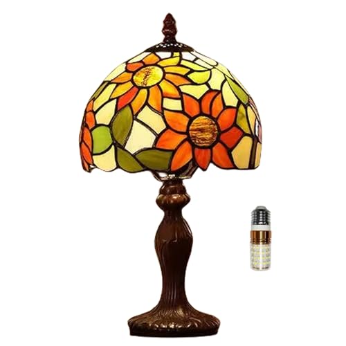 Tiffany Table Lamp (8Inch Sunflower)