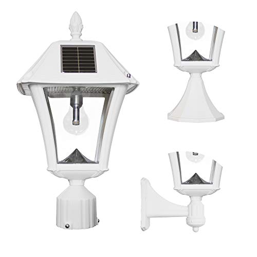 Baytown II Bulb Solar Lamp Post Light Kit 77