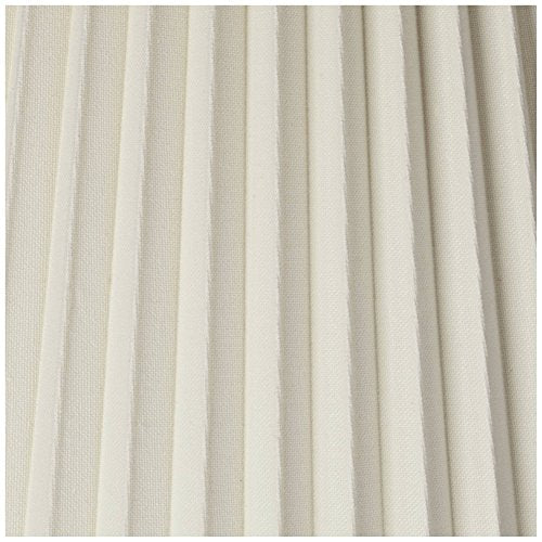 Pre Assembled Edie Large Ivory Pleated Lamp Shade 10x17x14.75 (Ivory)