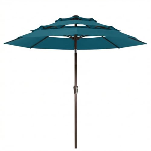 9ft 10ft 3 Tier Patio Umbrella