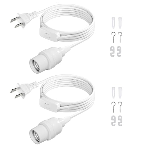 Pendant Light Cord (6.6ft - White)
