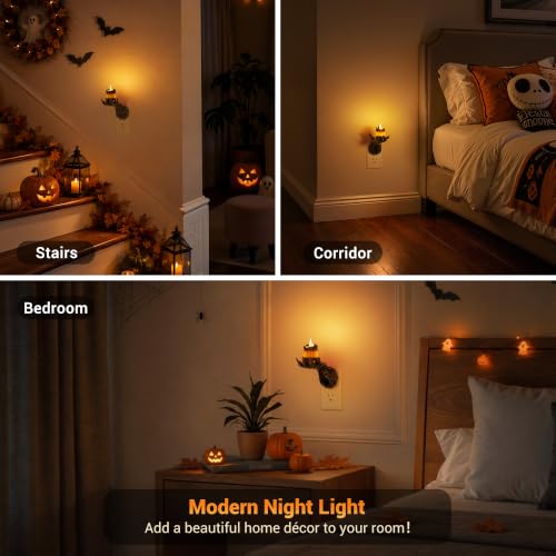 Halloween Ghost Hand Candle Night Light (Ghost Hand - Amber / 1 Pack)