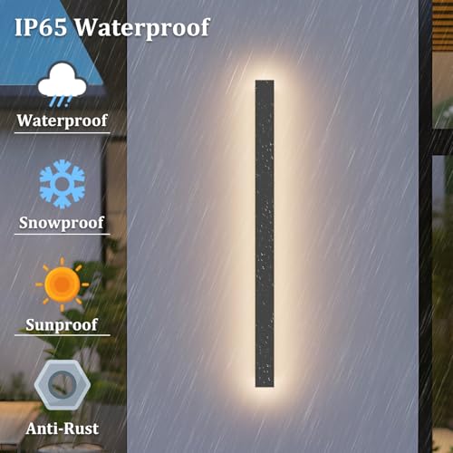 Long Outdoor Wall Light