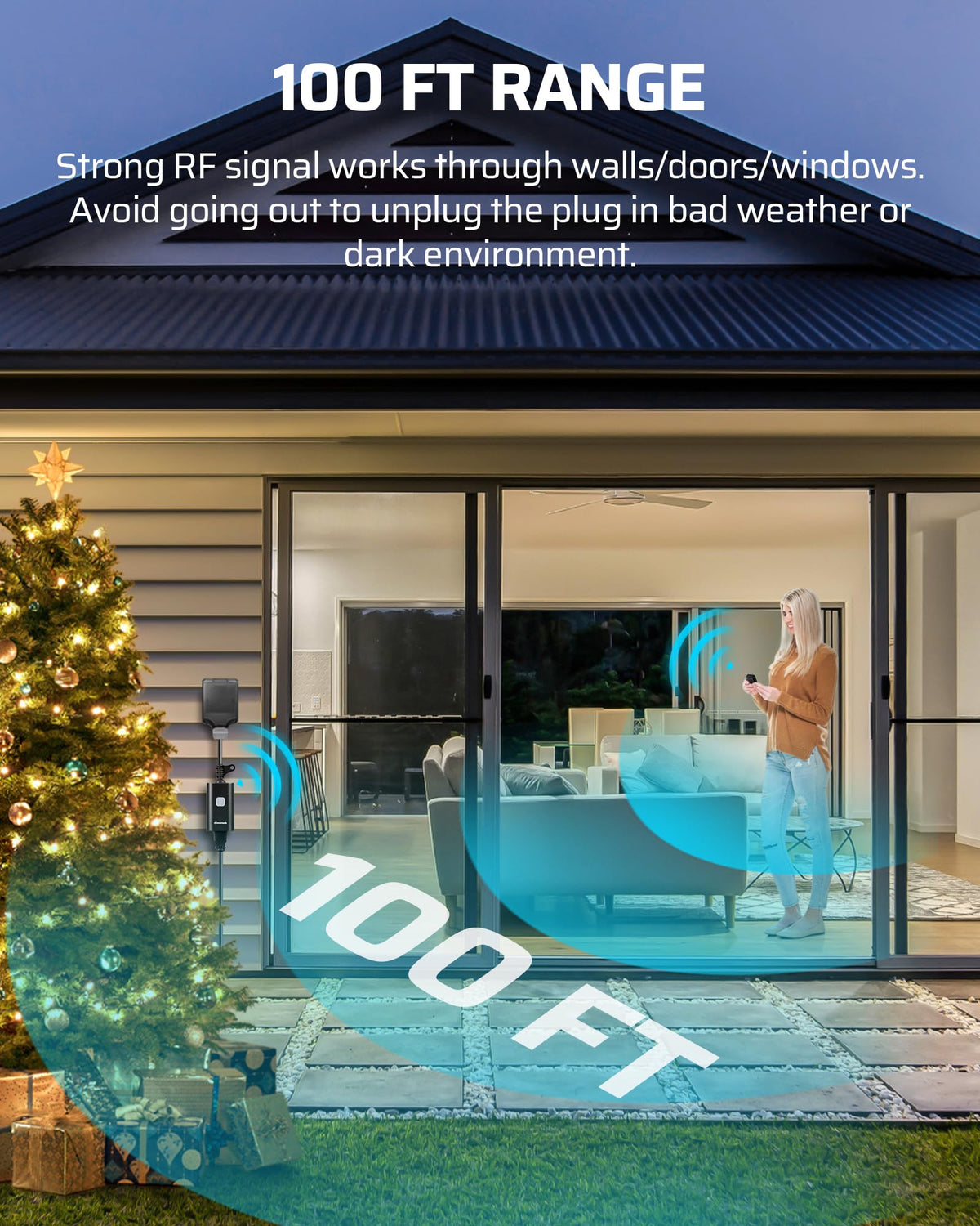 Outdoor Remote Control Outlet