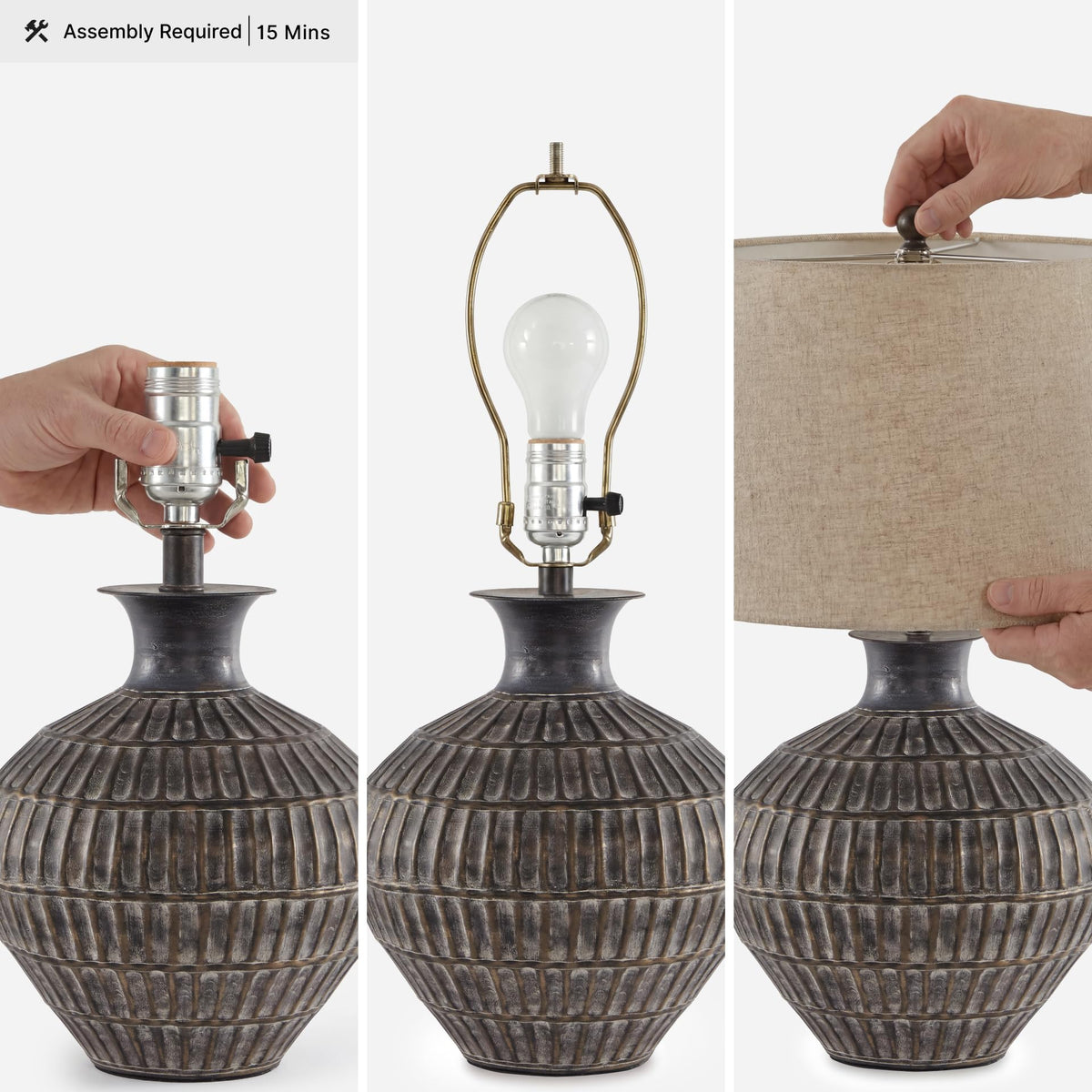 Magan Metal Table Lamp (Magan)