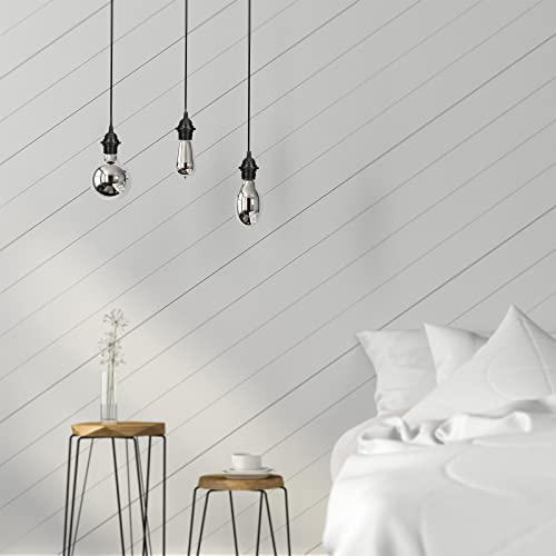 6 Pack Pendant Light Cord E26 E27 Socket with Switch (Black)