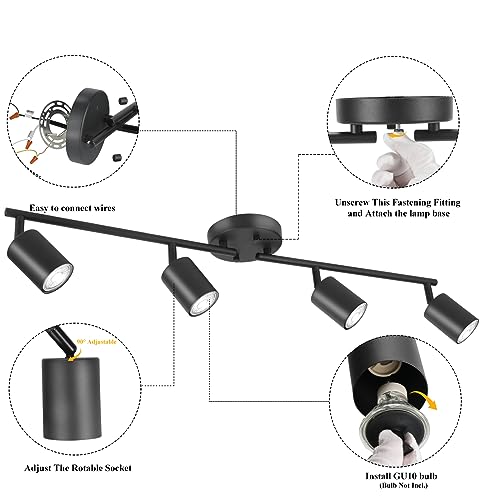 LED 4 Light Track Lighting Kit (4 Light)