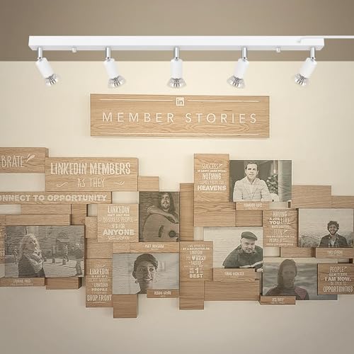 Plug in Track Lighting (White / 29" 5-Light Plug in Track Lighting)