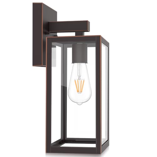 Outdoor Wall Light Fixture (Oil-Rubbed Bronze / Large)