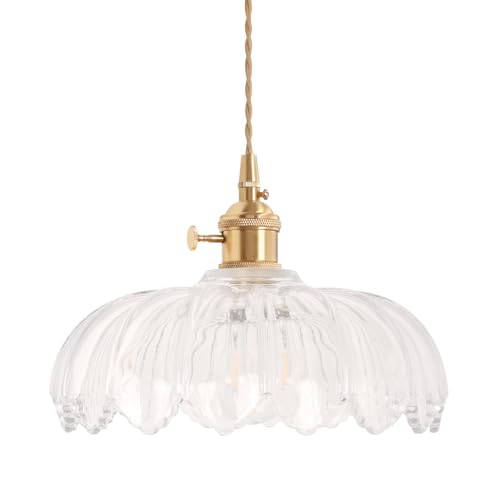 Pendant Light Retro Lotus Lampshade Lightings