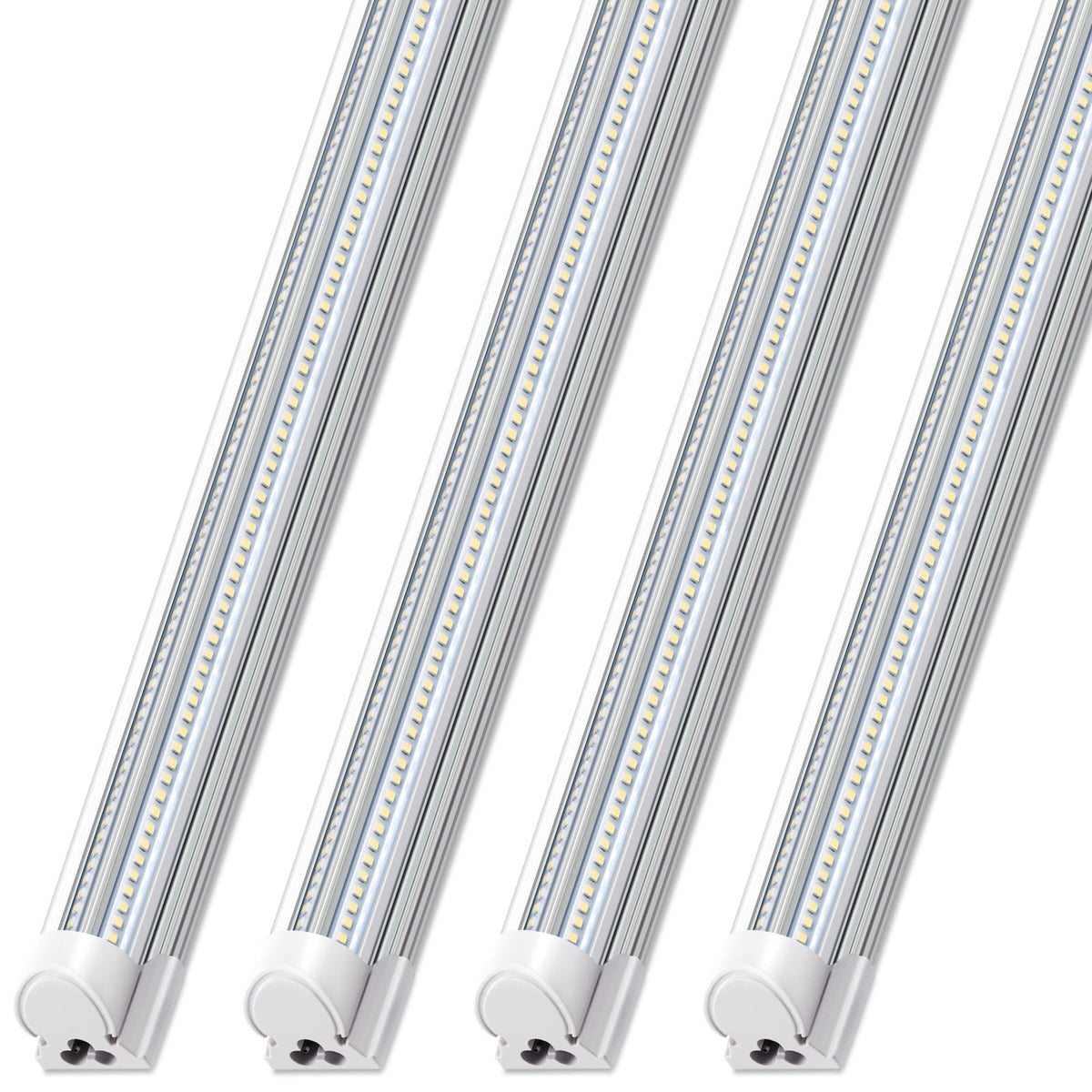 T8 LED Shop Lights 8FT (6500K / 8ft-4 Packs-100w)