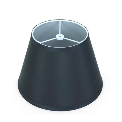 Small Burgundy Empire Lamp Shade for Table Lamp (Black)