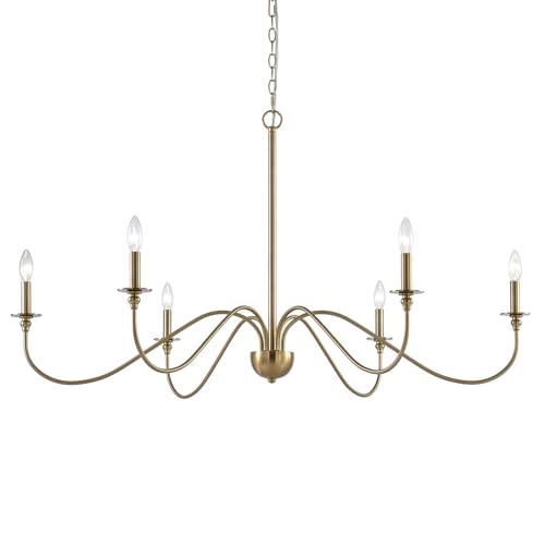 Archer 47" Large Farmhouse 6 (cool Brass / 47")