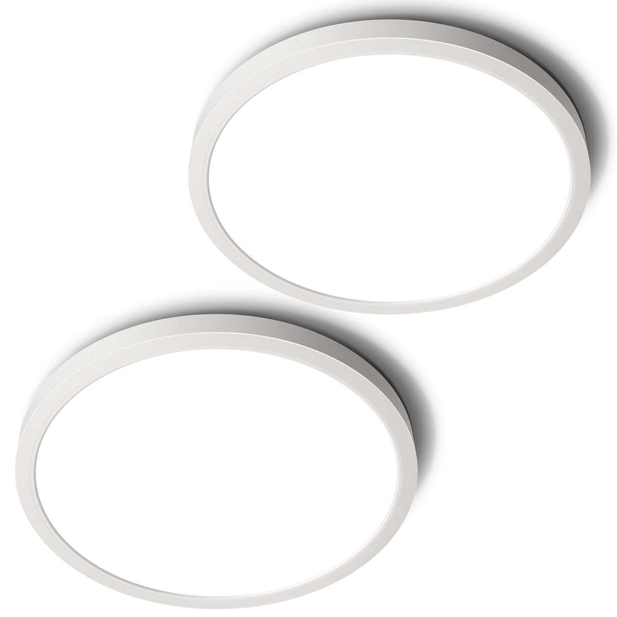 2 Pack 12" LED Flush Mount Ceiling Light 5000K (Daylight White)
