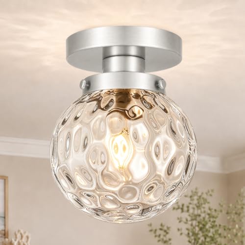 Clear Semi Flush Mount Ceiling Light