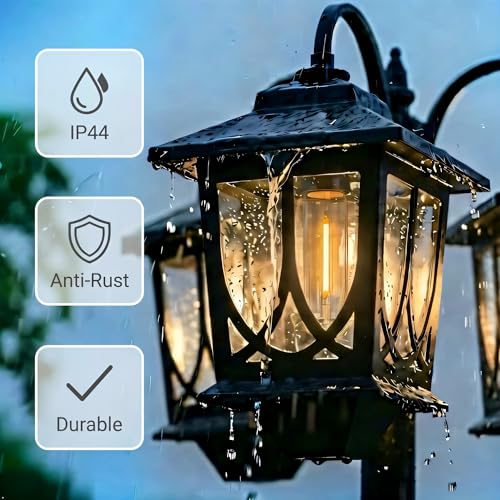 73” Solar Lamp Post Light Outdoor