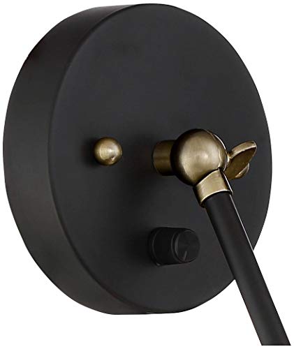 Wray Black and Antique Brass Plug (Set of 2 - Brass and Black)