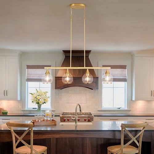 Island Light for Kitchen (Gold / 4-Light)