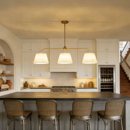 40" Brass Kitchen Island Lighting (Gold)
