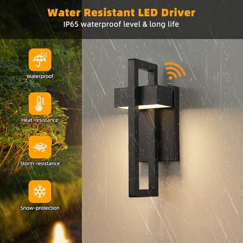 13.7'' 1 Pack Dusk to Dawn Outdoor Porch Light (Black - Dusk to Dawn / 13.7inch - 1 Pack)