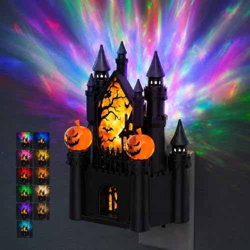 Night Lights Plug into Wall (Halloween Castle / 1 Pack)