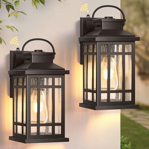 Exterior Lighting Fixtures (Oil-Rubbed Bronze / Dusk to Dawn Sensor-2 Pack)
