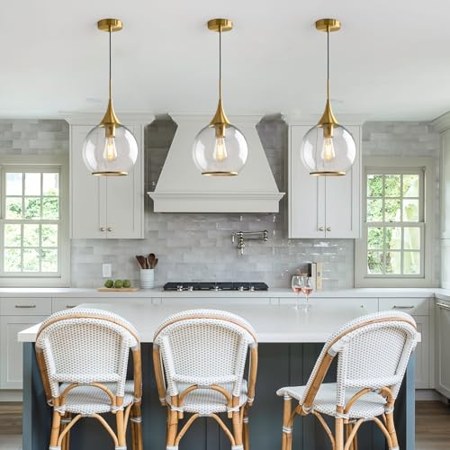Pendant Lights Kitchen Island (Gold / 3 Pack-10inch)