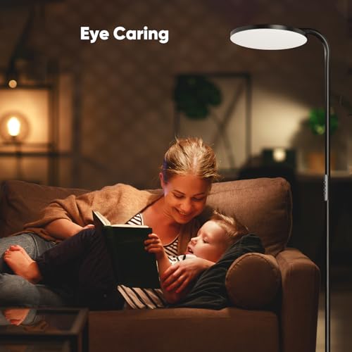 36W LED Floor Lamp (Black)