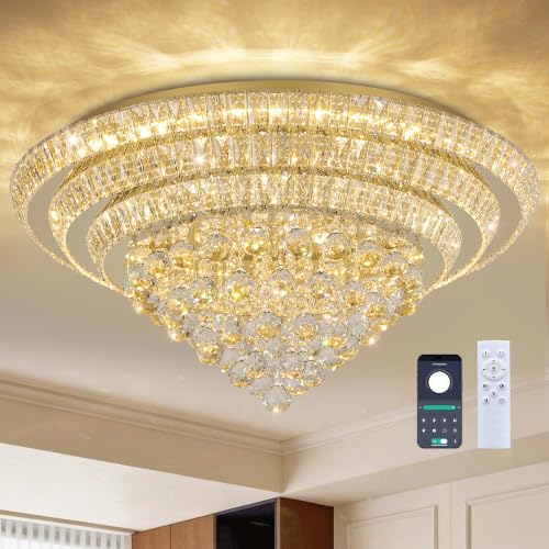 Crystal Chandeliers with Remote and APP Control