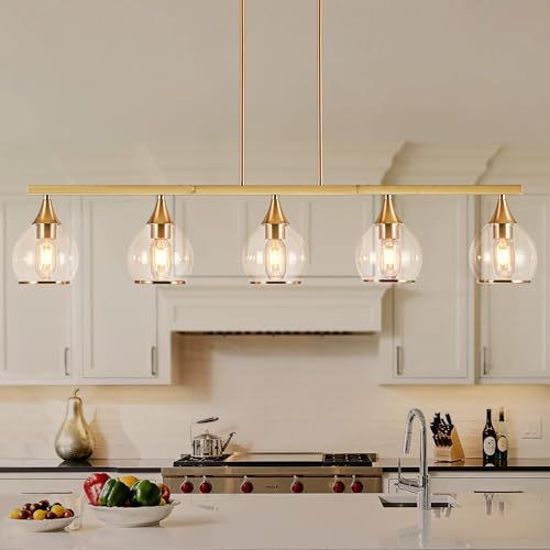 Island Light for Kitchen (Gold / 5-Light)