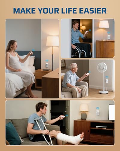 Remote Control Outlet Wireless Wall Mounted Light Switch