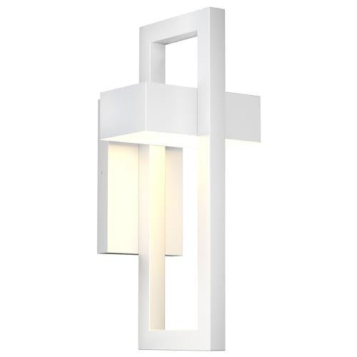 Wall Light 2 Pack Modern LED Integrated Outdoor Indoor Wall Sconce Waterproof Porch Light