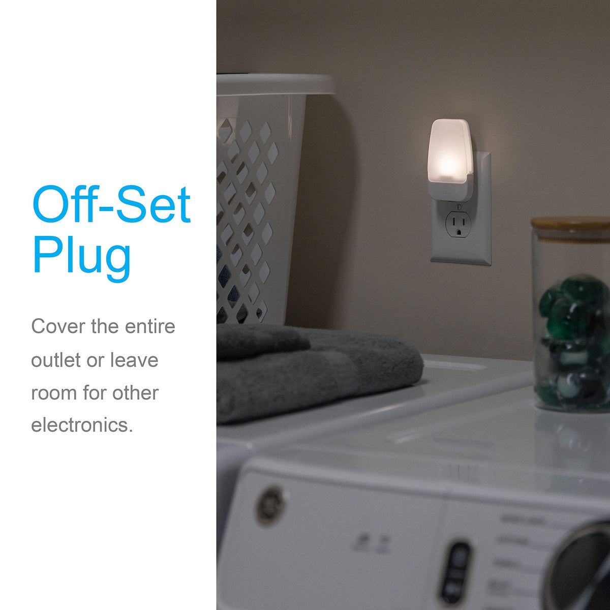 Plug in Night Light (2 Pack / Warm White)