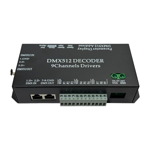 9 Channel PWM DMX512 Decoder (9-Channel DMX512 Decoder)