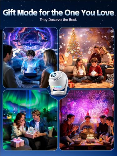 3D Galaxy Projector (Multicolor)