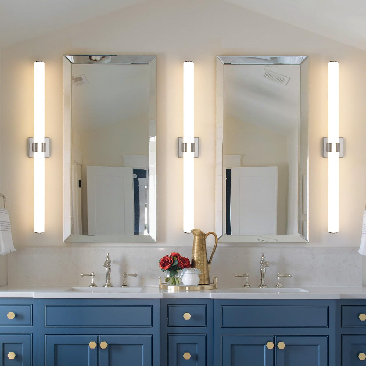 Bathroom Vanity Light Fixtures (Brushed Nickel / 39 INCH)