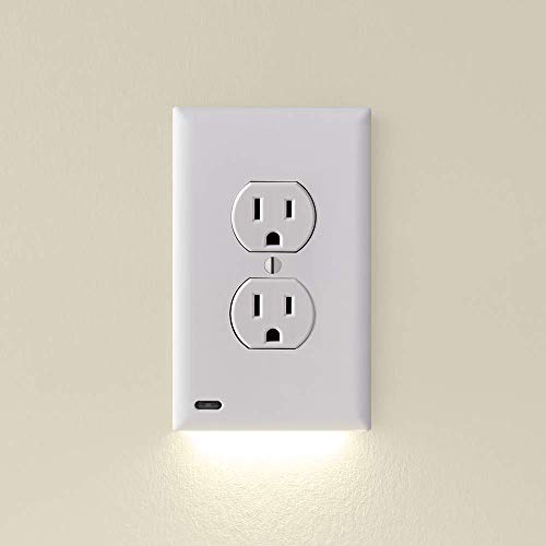 2 Pack SnapPower GuideLight [For Duplex Outlets] (Duplex / White)